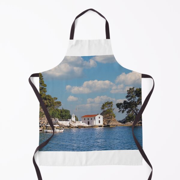 Item preview, Greek orthodox church on island Panagias in Parga Greece designed and sold by goceris.