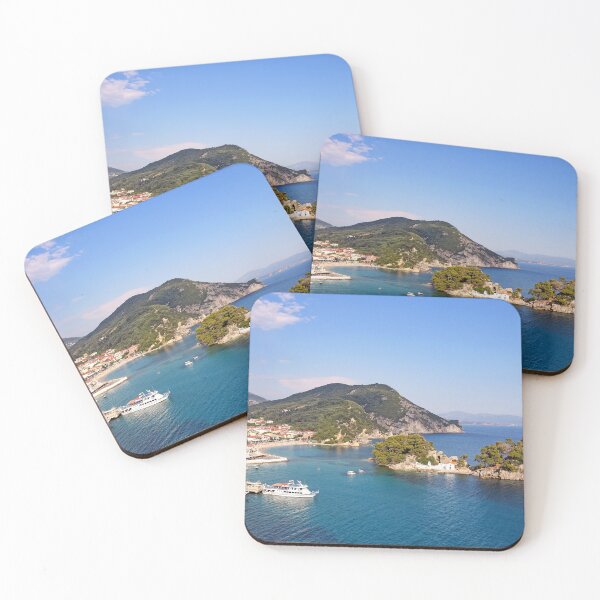 Item preview, Greek orthodox church on island Panagias and Parga town Greece designed and sold by goceris.