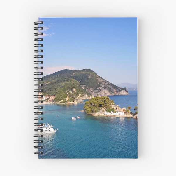 Item preview, Greek orthodox church on island Panagias and Parga town Greece designed and sold by goceris.