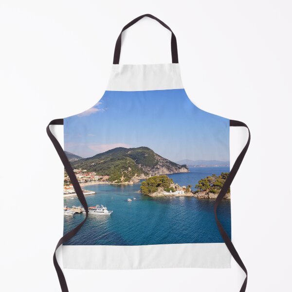 Item preview, Greek orthodox church on island Panagias and Parga town Greece designed and sold by goceris.