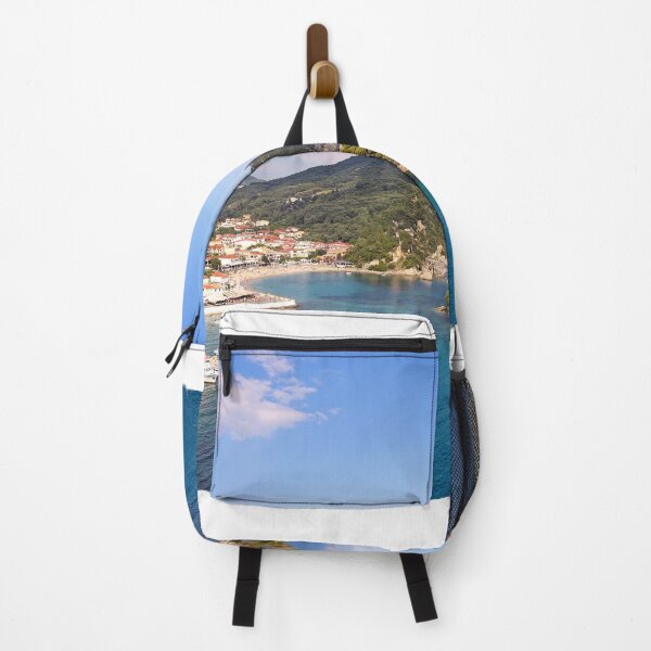 Item preview, Greek orthodox church on island Panagias and Parga town Greece designed and sold by goceris.