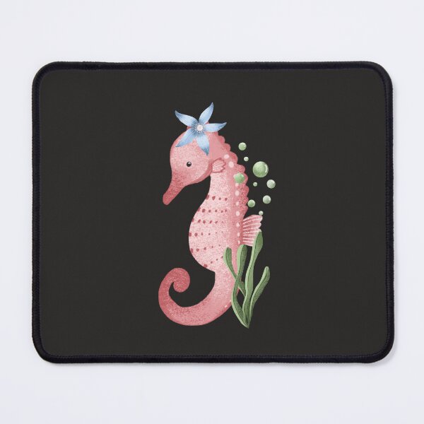 Item preview, Pink sea horse with bubbles designed and sold by pinkyfish1010.