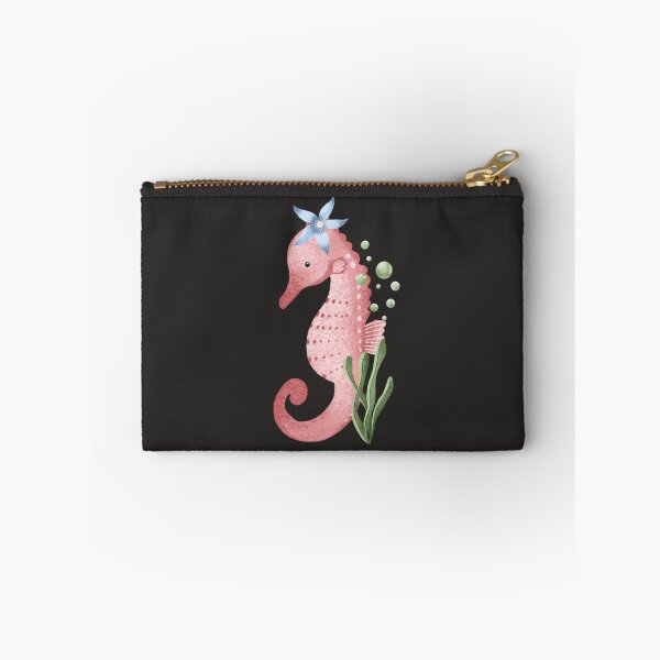 Item preview, Pink sea horse with bubbles designed and sold by pinkyfish1010.