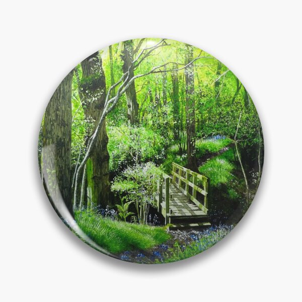 Item preview, Deep in the Woodland Green  designed and sold by Paula Oakley.