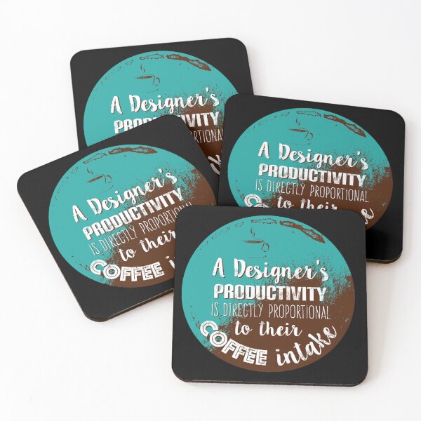Item preview, A designer's productivity is directly proportional to their coffee intake designed and sold by Gudrun Eckleben.