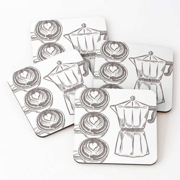 Item preview, coffee sketch designed and sold by InkGlow.