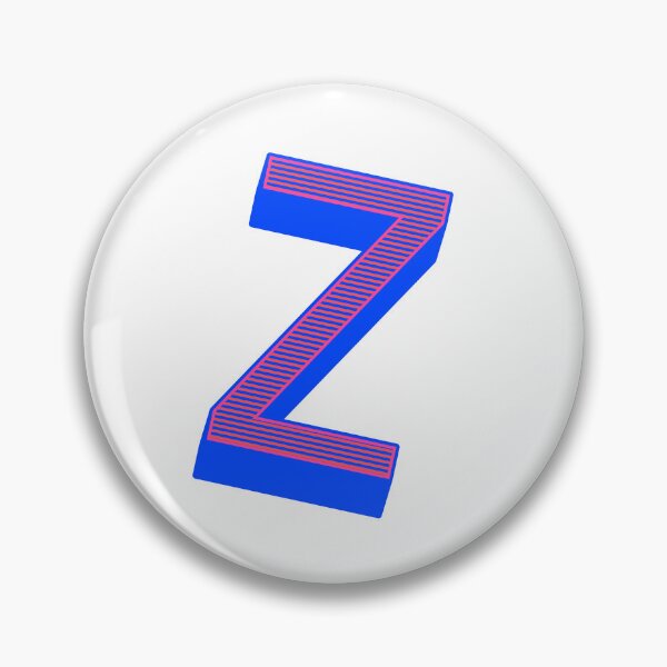 Item preview, Isometric Striped Letter Z | Capital Letters - Stripe Typography Collection designed and sold by uncoXab.