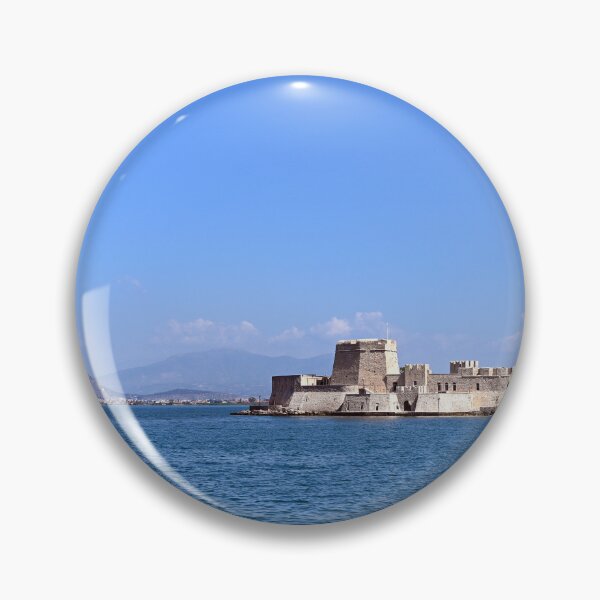 Item preview, Bourtzi fortress in Nafplio, Peloponnese, Greece summertime designed and sold by goceris.
