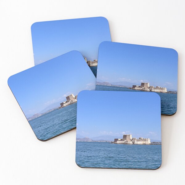 Item preview, Bourtzi fortress in Nafplio, Peloponnese, Greece summertime designed and sold by goceris.