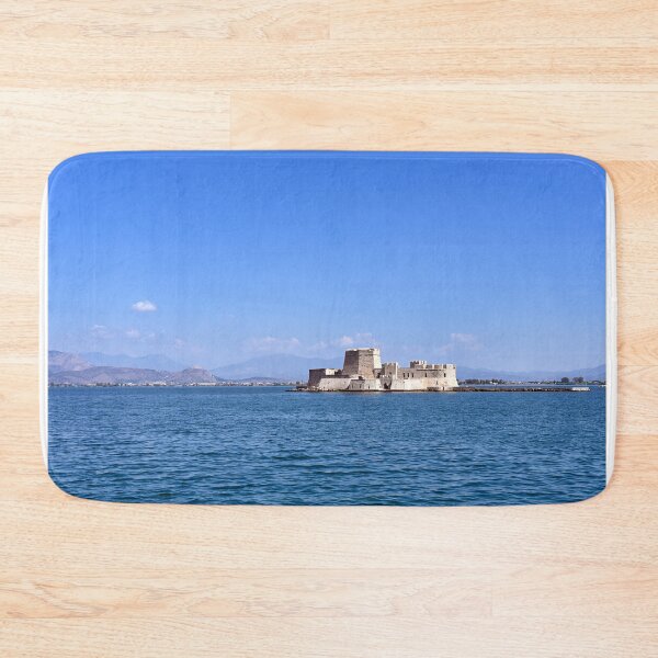 Item preview, Bourtzi fortress in Nafplio, Peloponnese, Greece summertime designed and sold by goceris.