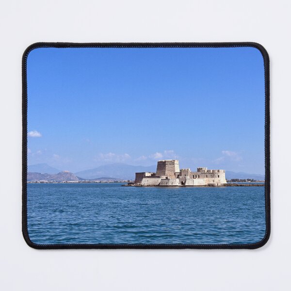 Item preview, Bourtzi fortress in Nafplio, Peloponnese, Greece summertime designed and sold by goceris.