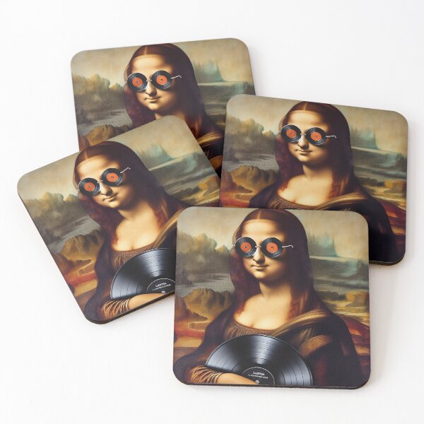 Item preview, “Mona Lisa’s Modern Spin” designed and sold by DJ-Portable.