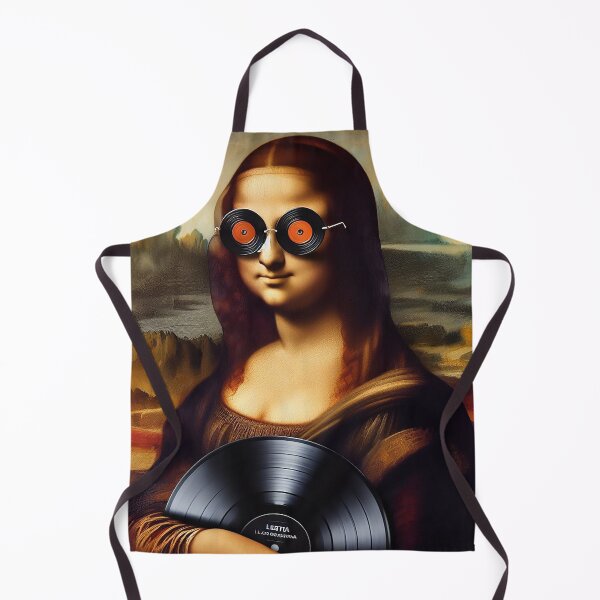 Item preview, “Mona Lisa’s Modern Spin” designed and sold by DJ-Portable.