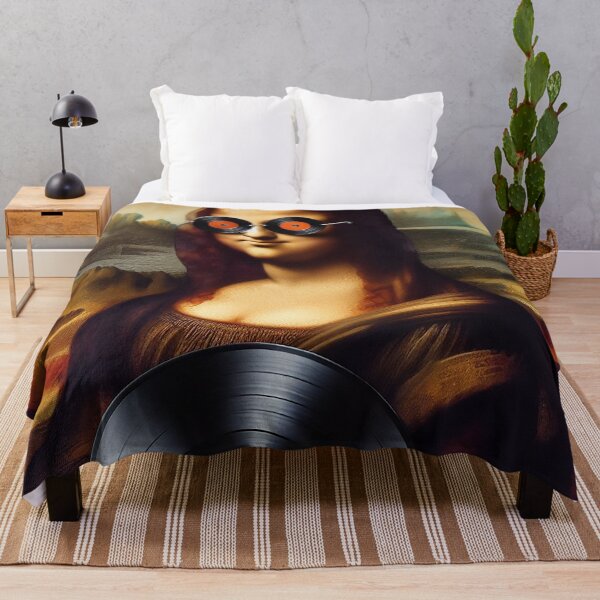 Item preview, “Mona Lisa’s Modern Spin” designed and sold by DJ-Portable.
