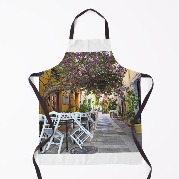 Item preview, Morning in the narrow streets of Nafplion town with Bougainvillea flowers designed and sold by goceris.