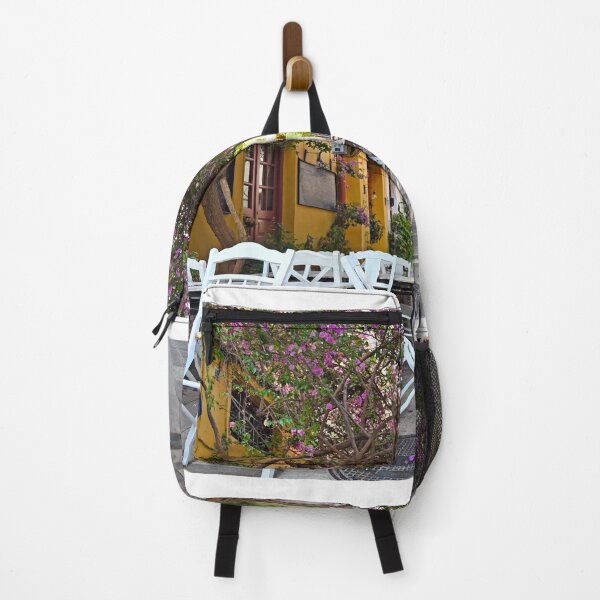 Item preview, Morning in the narrow streets of Nafplion town with Bougainvillea flowers designed and sold by goceris.