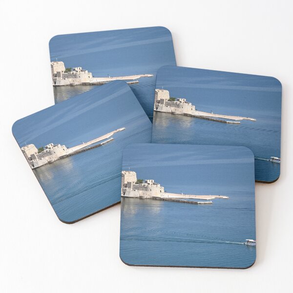 Item preview, Bourtzi Venetian water fortress in Nafplio, Peloponnese, Greece aerial view designed and sold by goceris.