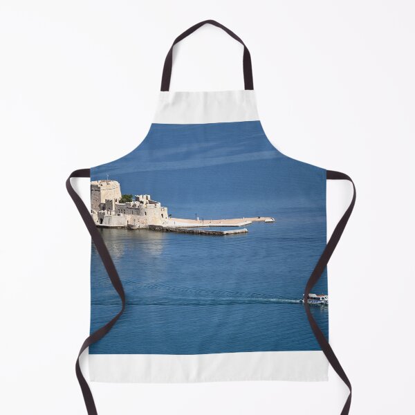 Item preview, Bourtzi Venetian water fortress in Nafplio, Peloponnese, Greece aerial view designed and sold by goceris.
