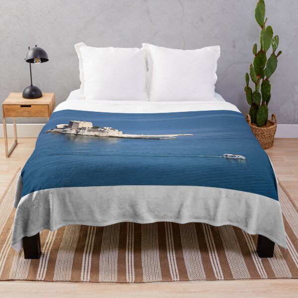 Item preview, Bourtzi Venetian water fortress in Nafplio, Peloponnese, Greece aerial view designed and sold by goceris.