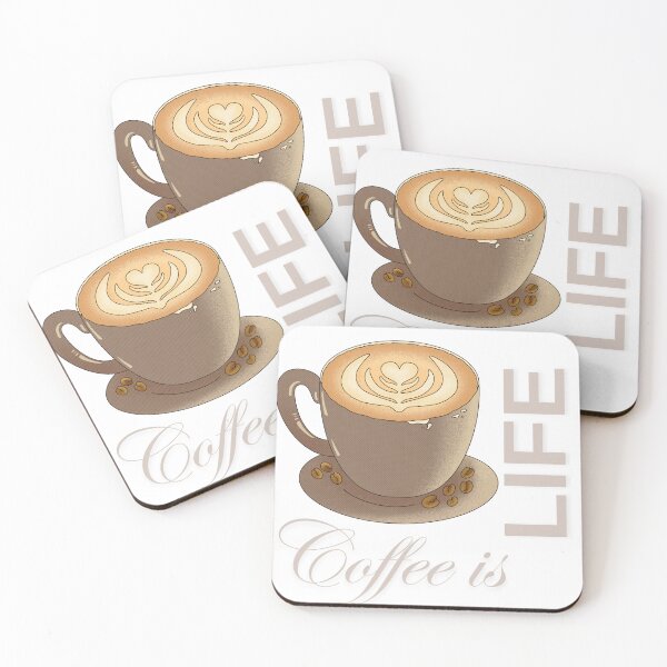 Item preview, coffee is life designed and sold by InkGlow.