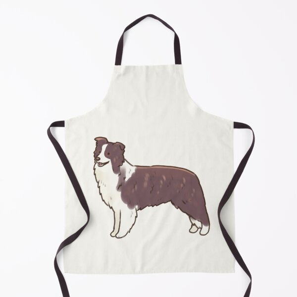 Item preview, Brown border collie dog illustration designed and sold by Artofmayara.