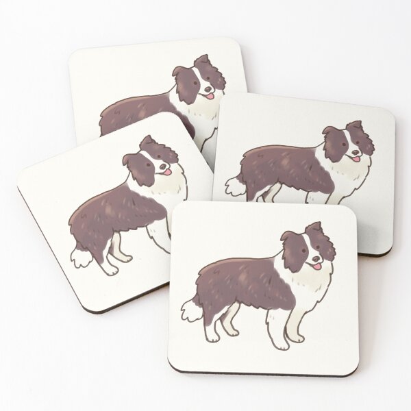 Item preview, Cute brown border collie dog   designed and sold by Artofmayara.
