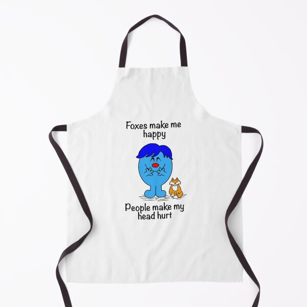 Item preview, Mr men Foxes Make Me Happy People Make My Head Hurt designed and sold by Scat the cat.