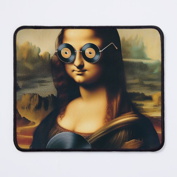 Item preview, “Retro Beats on Mona Lisa” designed and sold by DJ-Portable.