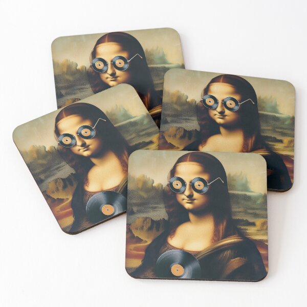 Item preview, “Retro Beats on Mona Lisa” designed and sold by DJ-Portable.