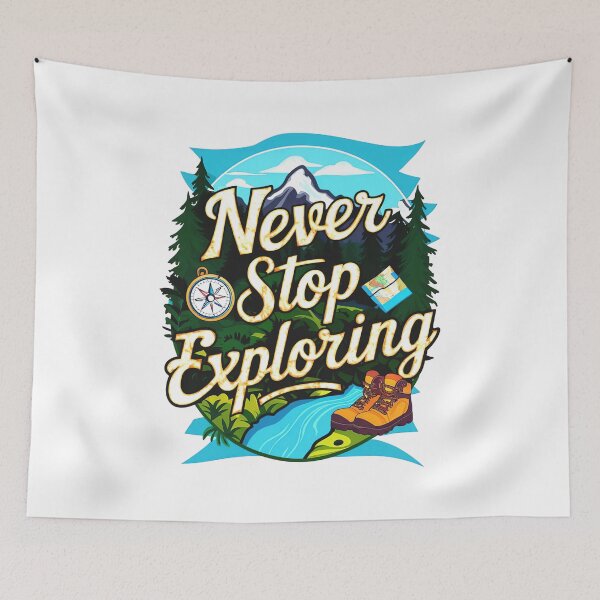 Item preview, Never Stop Exploring designed and sold by Buyfastcart.