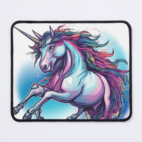 Item preview, Unicorn Fury Blue Sky Artwork designed and sold by profiler221b.