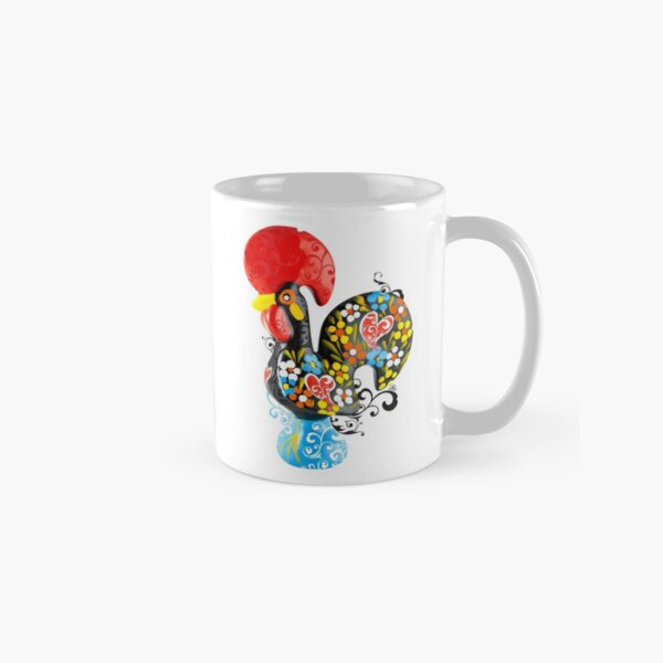 Famous Rooster #01 - Floral Edition Classic Mug
