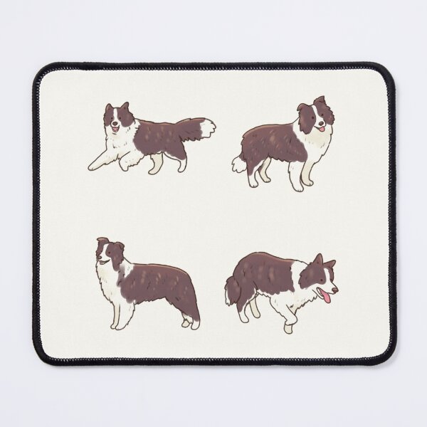 Aperçu de l'œuvre Meute Border Collie Brun créée et vendue par Artofmayara.