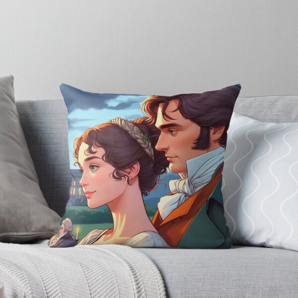 Item preview, Elizabeth Bennet and Mr.Darcy Pride and Prejudice 2d Style Fanart designed and sold by whoismomoexe.