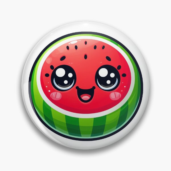Item preview, Kawaii Water melon Sticker. Fruit Cute. Water melon cute Phone Cases. Summer Fruit. designed and sold by Aknarin Thika.
