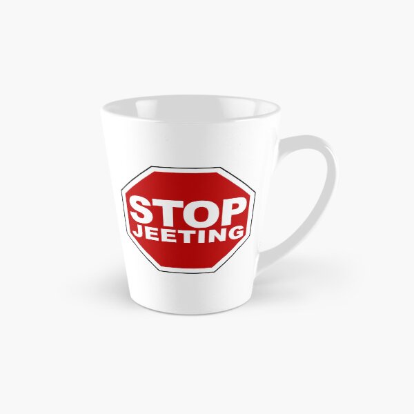Item preview, Stop Jeeting (Don't Sell • Stop Road Sign • Viral Quote about Crypto Trading) designed and sold by SassyClassyMe.