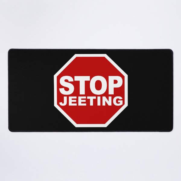 Item preview, Stop Jeeting (Don't Sell • Stop Road Sign • Viral Quote about Crypto Trading) designed and sold by SassyClassyMe.