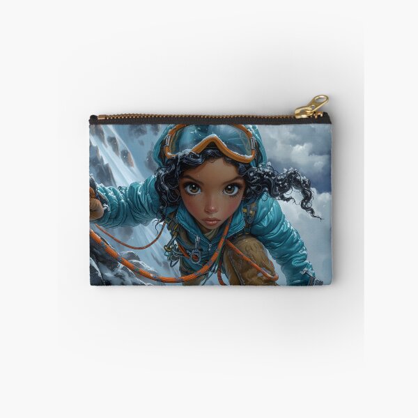 Item preview, Adventurous climber scaling a mountain designed and sold by Artessie.