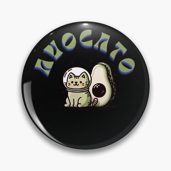 Item preview, Space Avocato Cat cute gift for fans avocado and cats designed and sold by YenViolet.