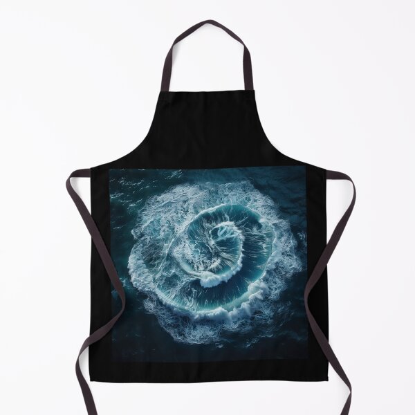 Item preview, Oceanic Spiral Wave Captured in Aerial View designed and sold by palmyst.