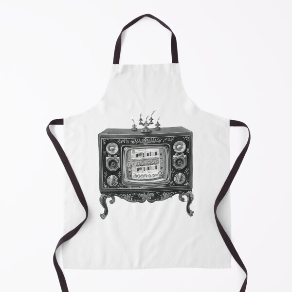Item preview, Vintage Television with Intricate Detailed Design designed and sold by palmyst.