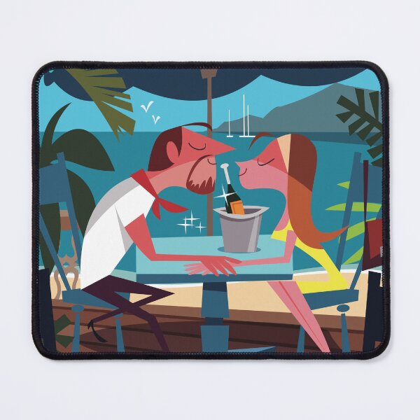 Item preview, La Plage d'Eze poster designed and sold by GAGodel.