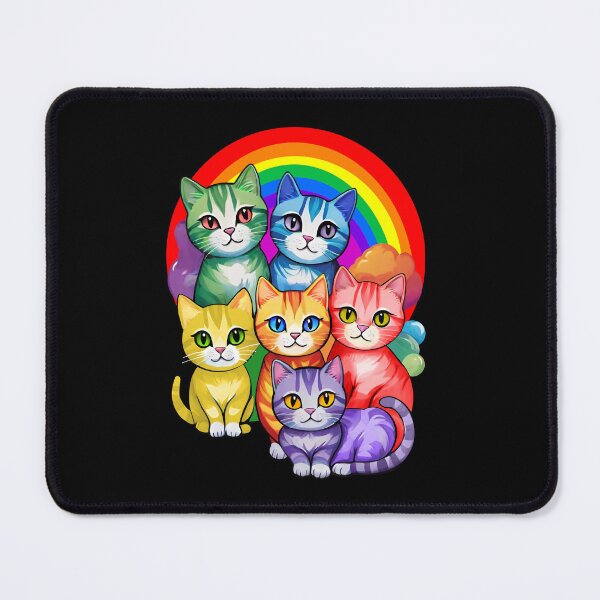Item preview, rainbow cats designed and sold by Kamoufleur.
