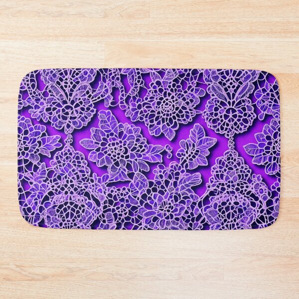 Item preview, Beautiful Purple Abstract Lace Pattern designed and sold by asurtiumgreen.