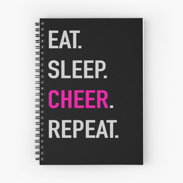 Item preview, EAT. SLEEP. CHEER. REPEAT. designed and sold by ArtPricarpe.