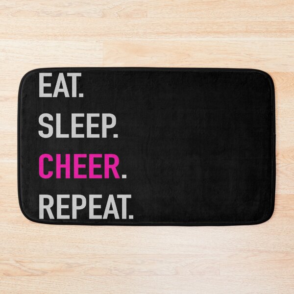 Item preview, EAT. SLEEP. CHEER. REPEAT. designed and sold by ArtPricarpe.