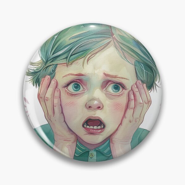 Item preview, Shocked Child with Wide Eyes and Open Mouth designed and sold by palmyst.