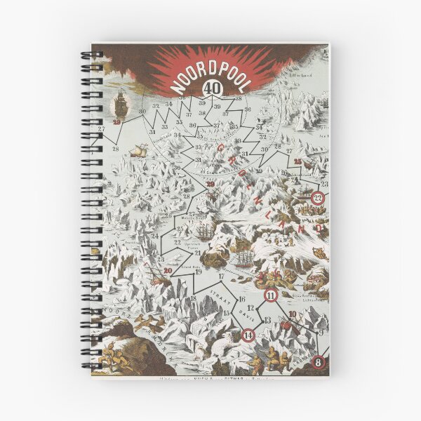 Item preview, vintage North Pole map Nijgh & Van Ditmar designed and sold by Mauswohn.