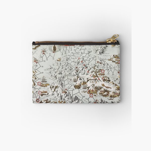 Item preview, vintage North Pole map Nijgh & Van Ditmar designed and sold by Mauswohn.