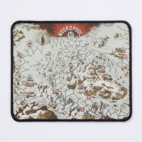 Item preview, vintage North Pole map Nijgh & Van Ditmar designed and sold by Mauswohn.